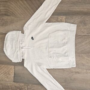 Nike Women's Light Gray Hoodie - Small